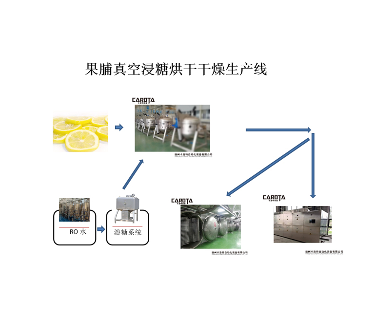 果脯真空浸糖烘干干燥生產(chǎn)線